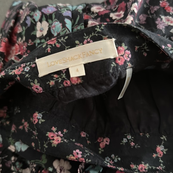 LoveShackFancy black ruffle skirt - Picture 2 of 2